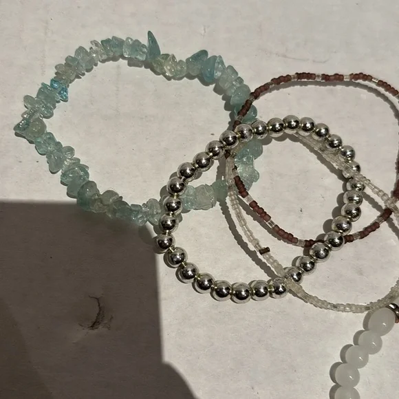 Multicolor Beaded Bracelet Stack - Picture 2 of 11